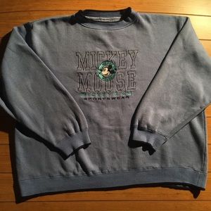 Vintage 90s Mickey Mouse Sweatshirt Large Men’s
